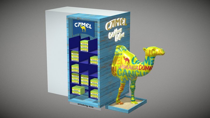 Punta Cana - Camel Wall Unit (TB) - V2 3D Model