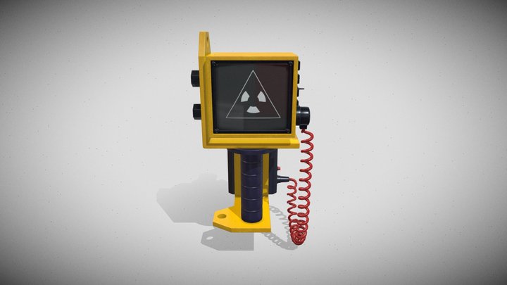 Geiger counter 3D Model