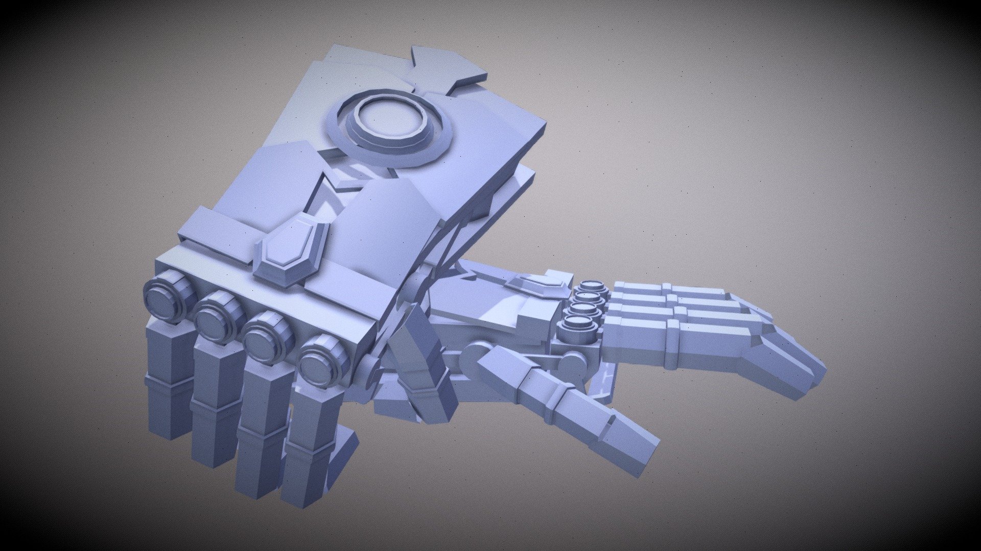 Vi's Gloves 3D model by roobdoo5 [c6c7cd3] Sketchfab