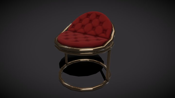 Silla art deco 3D Model