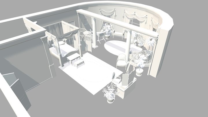 Комната Полины 3D Model