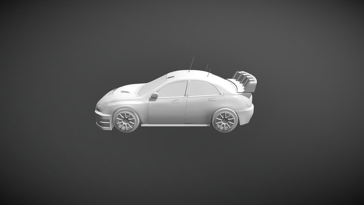 Subaru 2003 WIP 3D Model