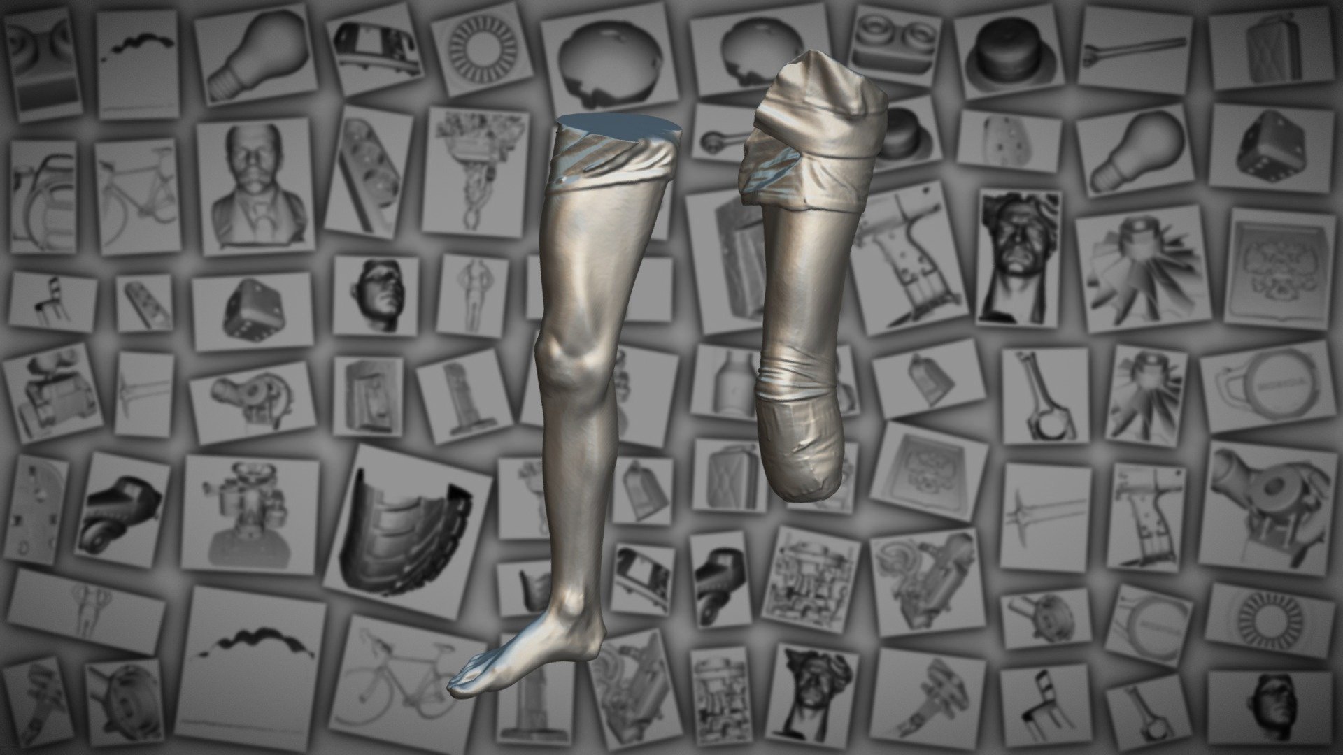 Ноги - 3D model by CAD-LAB (@3dscaning) [c6ca2a7] - Sketchfab