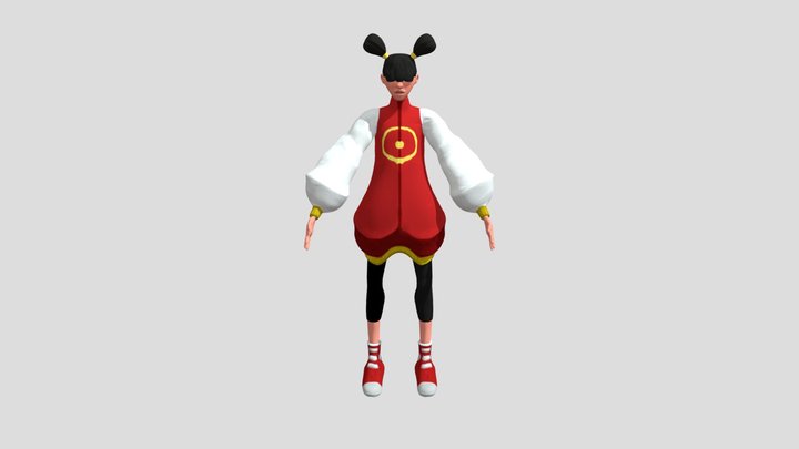First Zbrush Character 3D Model