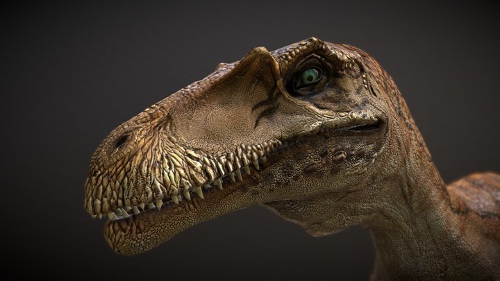 Dakotaraptor (Scaly) 3D Model