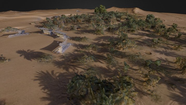 Farm & tourist camp in DDCR 3D Model