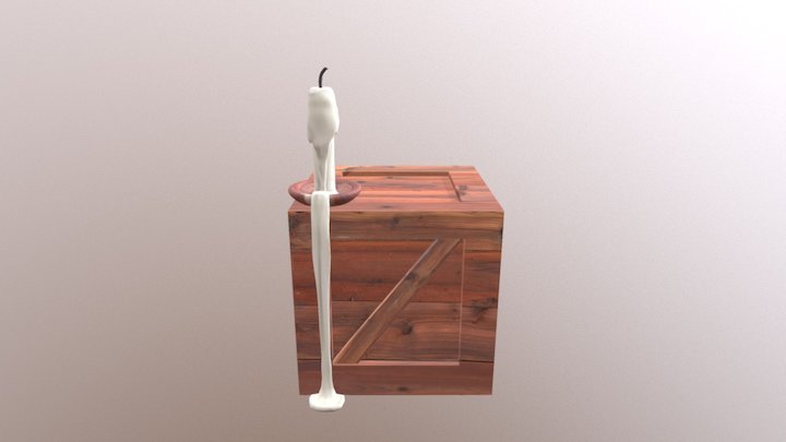 Box Candle 3D Model