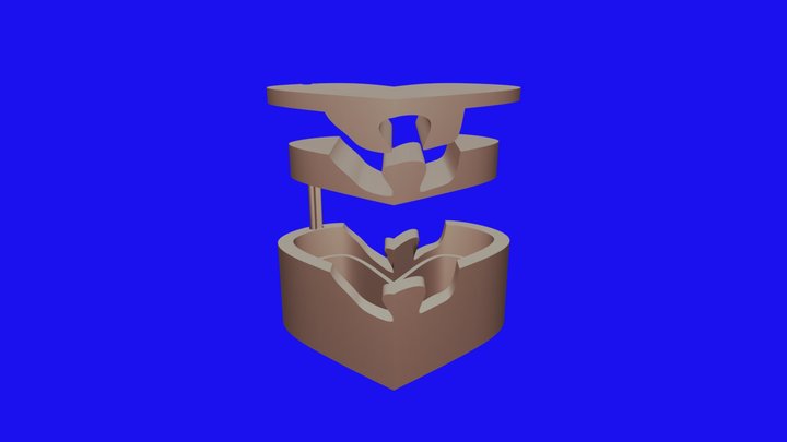 HeartPuzzleBox 3D Model