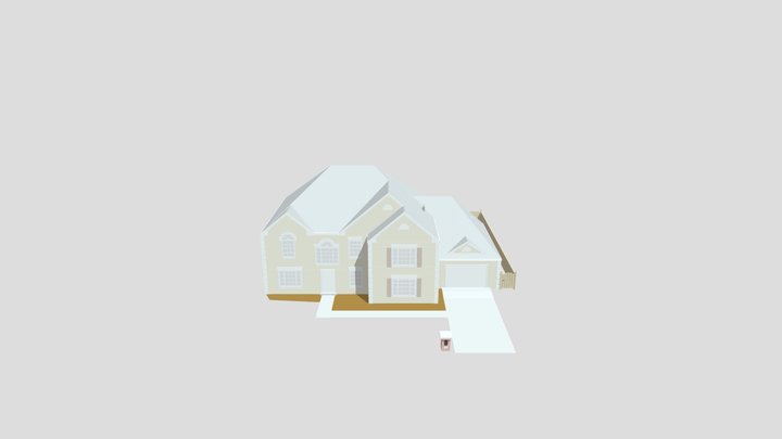 Subruban House 3D Model