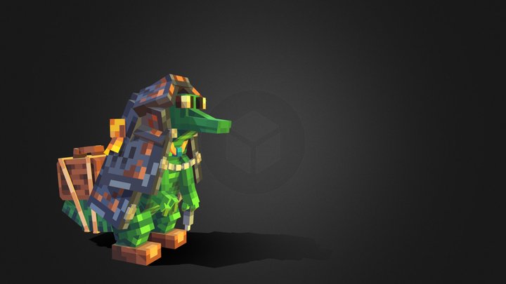 Alien merchant 3D Model