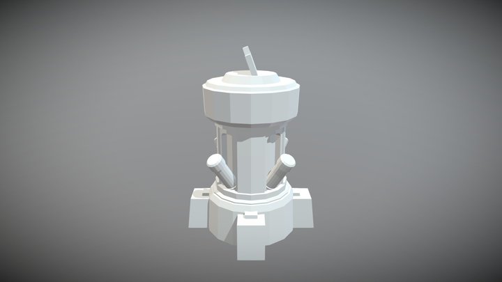 Battery Tower 3D Model