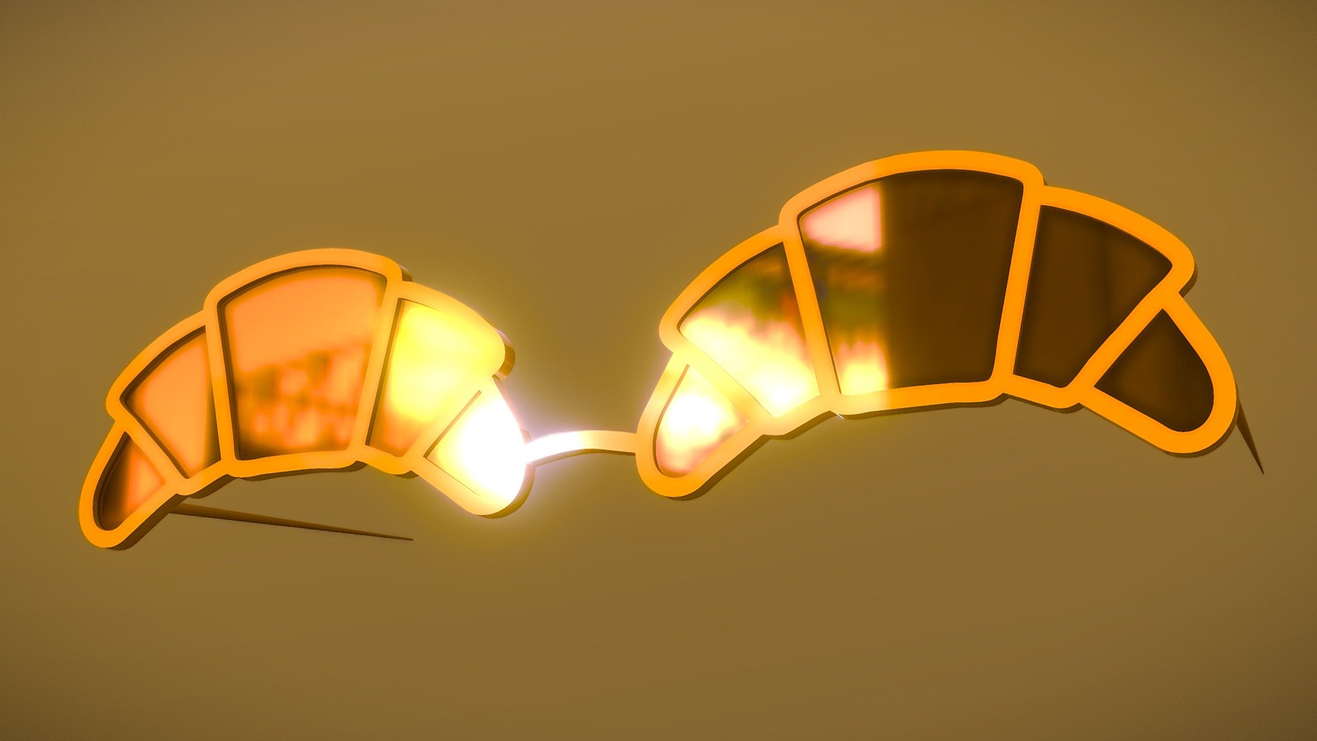 Croissant Glasses