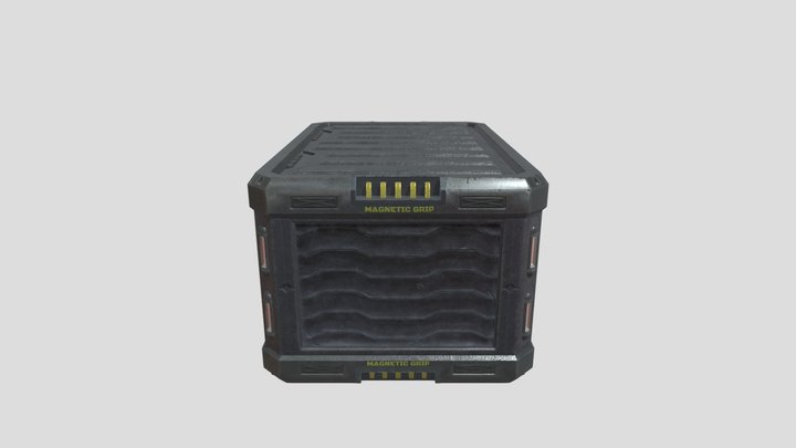 Sci-fi Container 3D Model