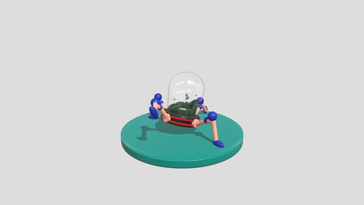 Mini robot 3D Model
