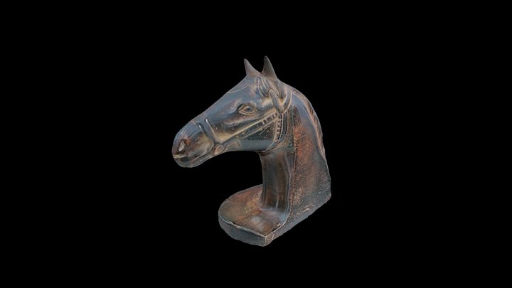 Left Hand Bookend (Horse) 3D Model
