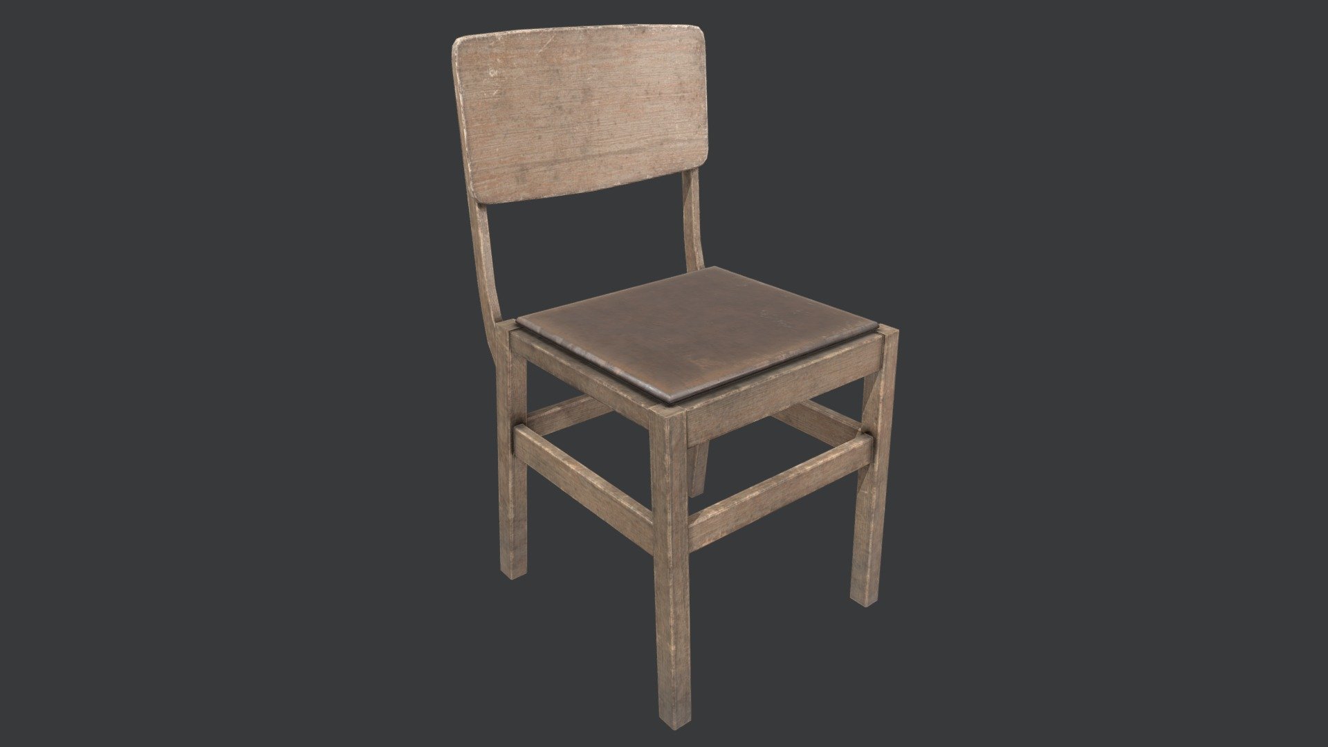 Old Wood Chair 2 PBR - Buy Royalty Free 3D model by GamePoly (@triix3d ...