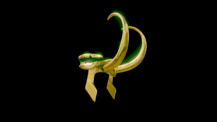 Loki's Helmet (Redisgn) 3D Model