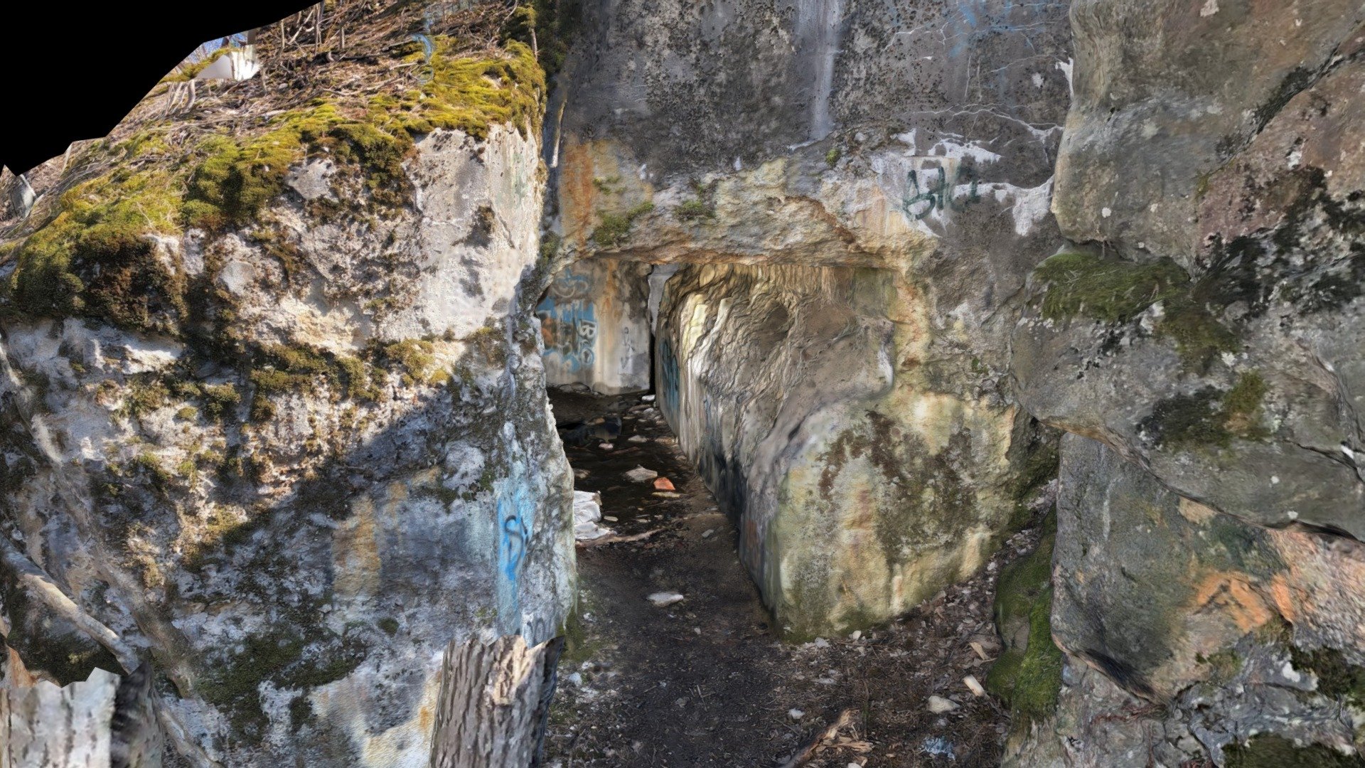 WW1 trench tunnel entrance, Vantaa, Finland