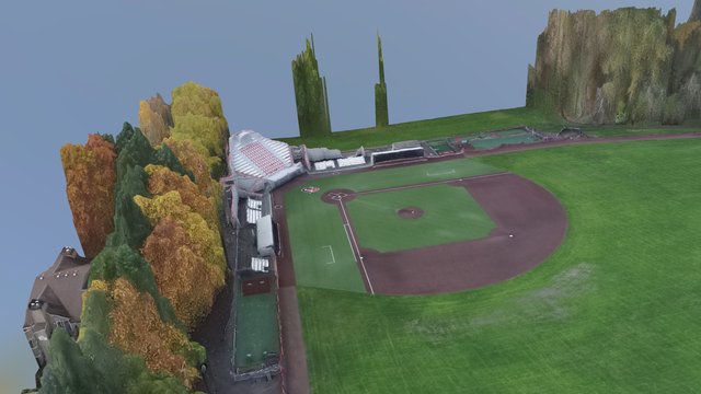Bannerwood Stadium 3D Model 3D Model