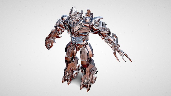 Transformers 3 Megatron Modelo Oficial 3D Model