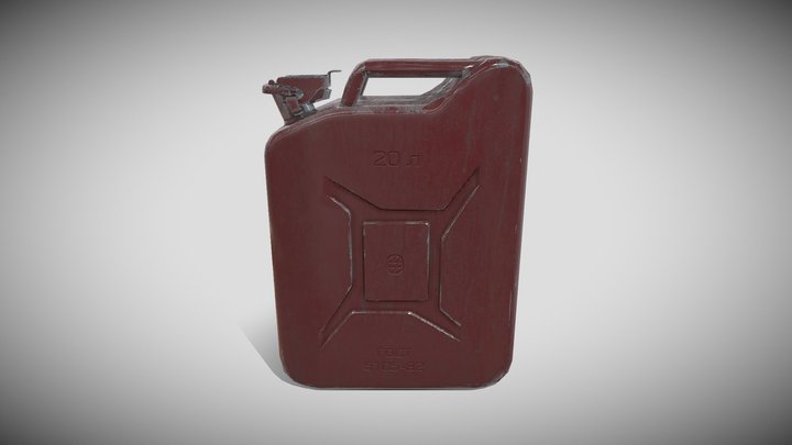 FUEL CAN (2K) 3D Model