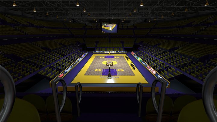 Lakers Court 3D Model