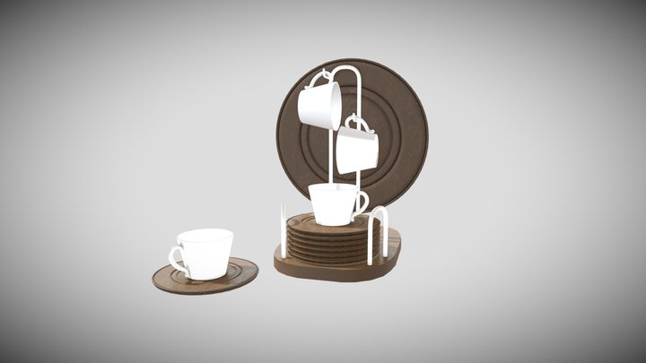 Tea set 3D Model