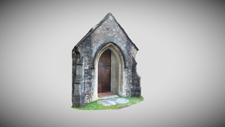 Church Doorway 3D Model