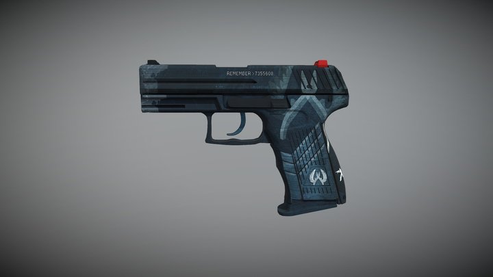 P2000 Protector 3D Model