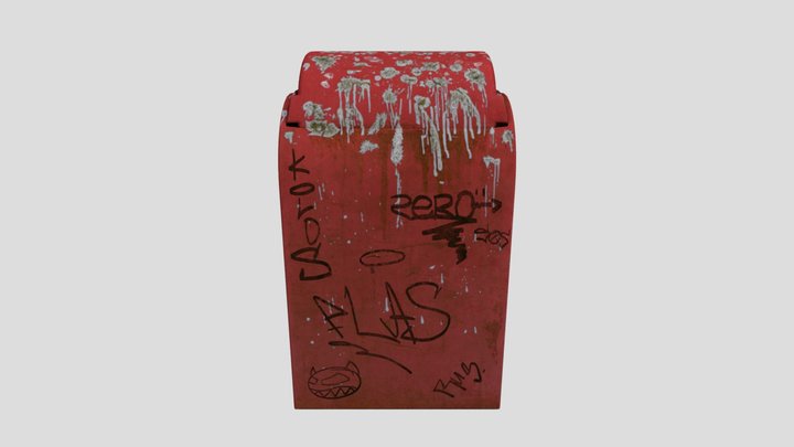 Old Mail Box 3D Model
