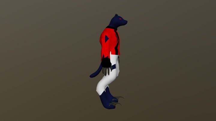 Wolf barker 3D Model