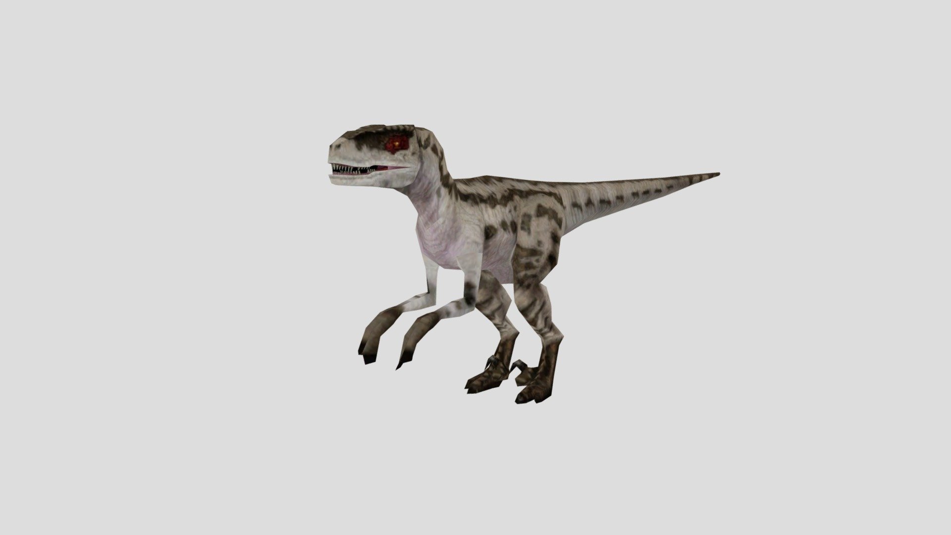 Jurassic Park Operation Genesis Velociraptor - Download Free 3D model ...
