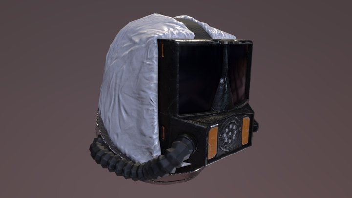 Unfortunate Spacemen HEV Helmet 3D Model