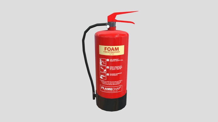 Modern_fire_extinguisher 3D Model