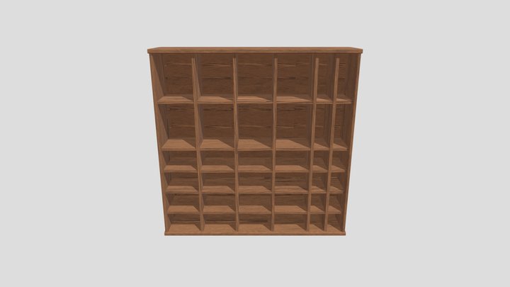 Bookcase 3D Model