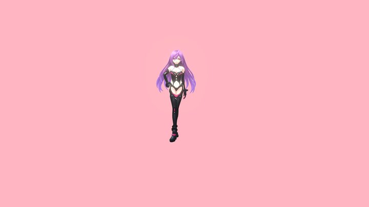 SALE: Charactor Anime Girl - Rig and Animation 3D Model