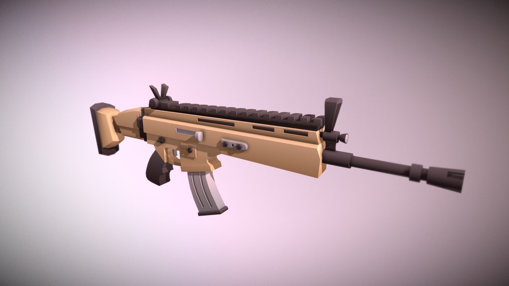 Fortnite Models Guns Fortnite Weapons A 3d Model Collection By Cjukesftw Cjukesftw Sketchfab