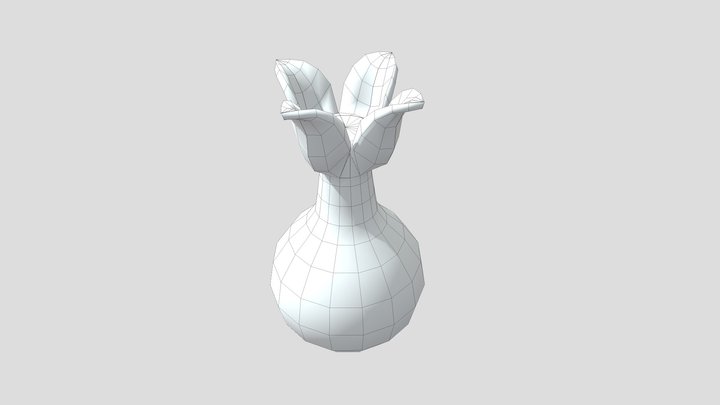 Flower Bottle 3D Model
