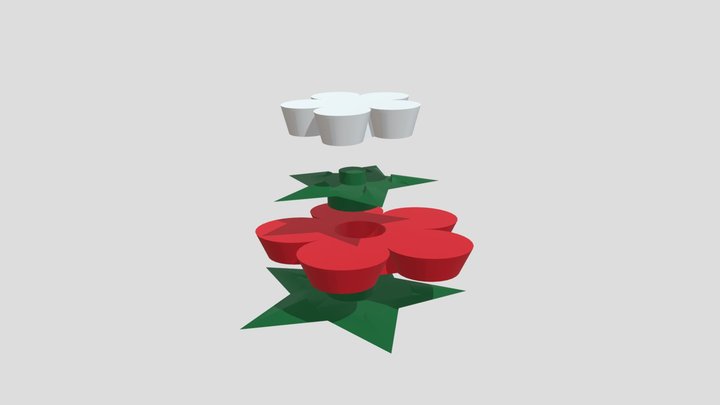 Tudor Rose 3D Model