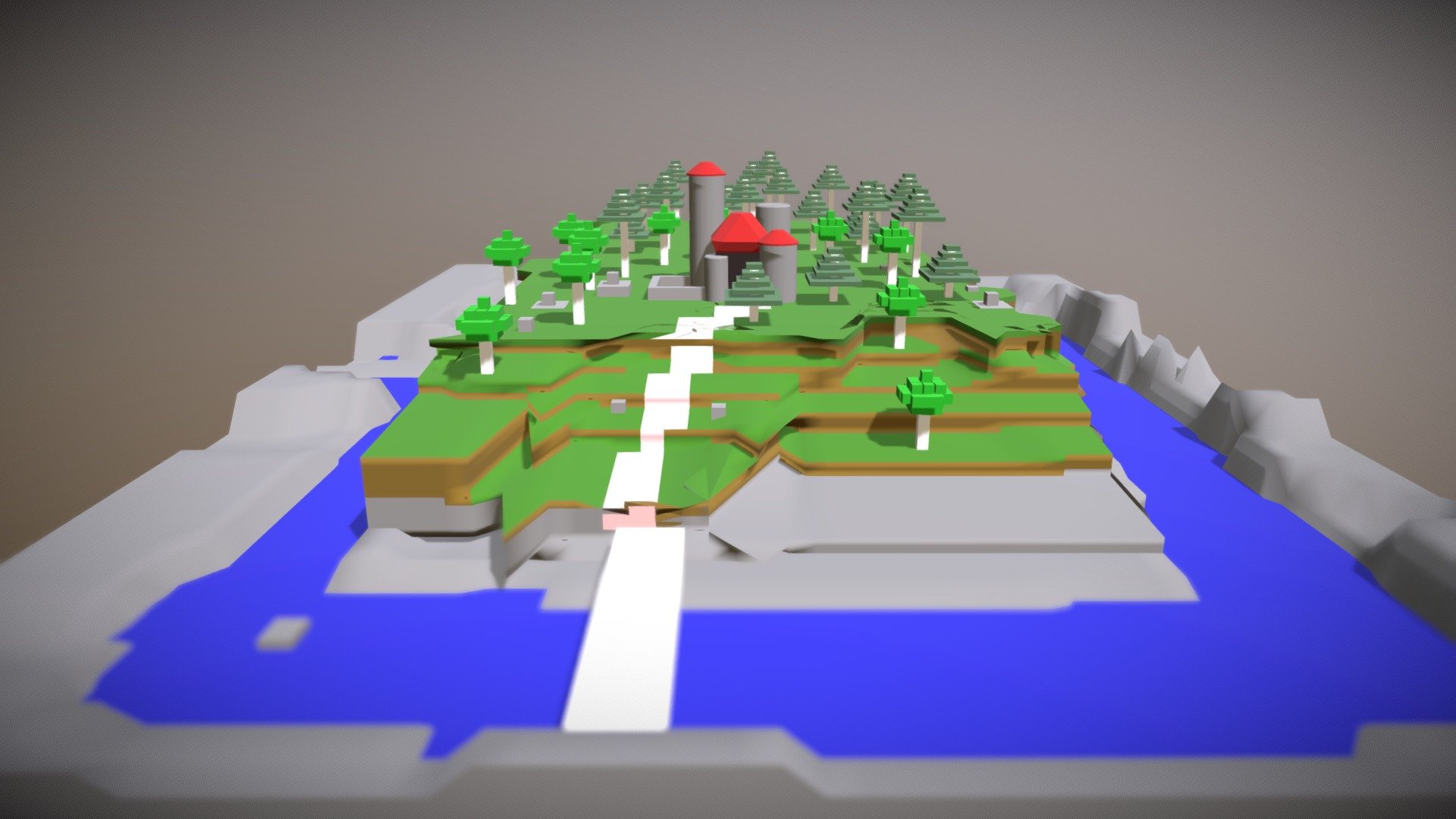 Lowpoly Castle