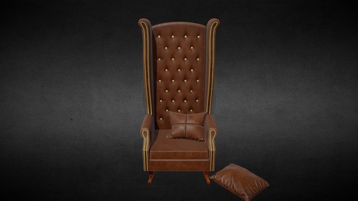 Armchair01 3D Model