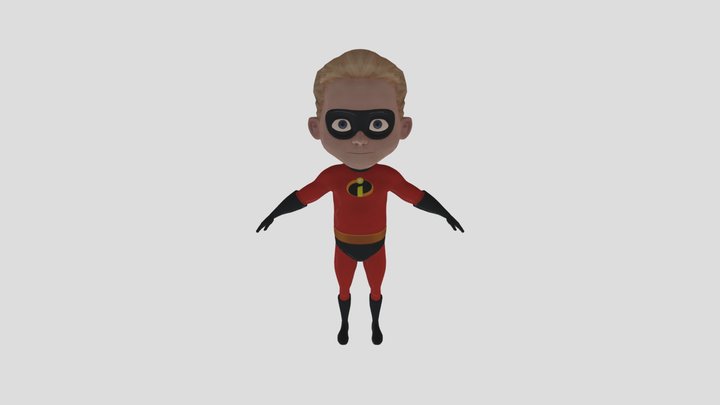 Dash Parr 3D Model