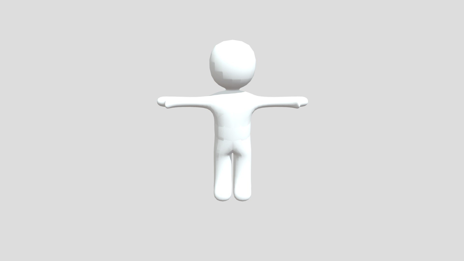 Low-poly man mesh - Download Free 3D model by carbofos [c6ddc61 ...