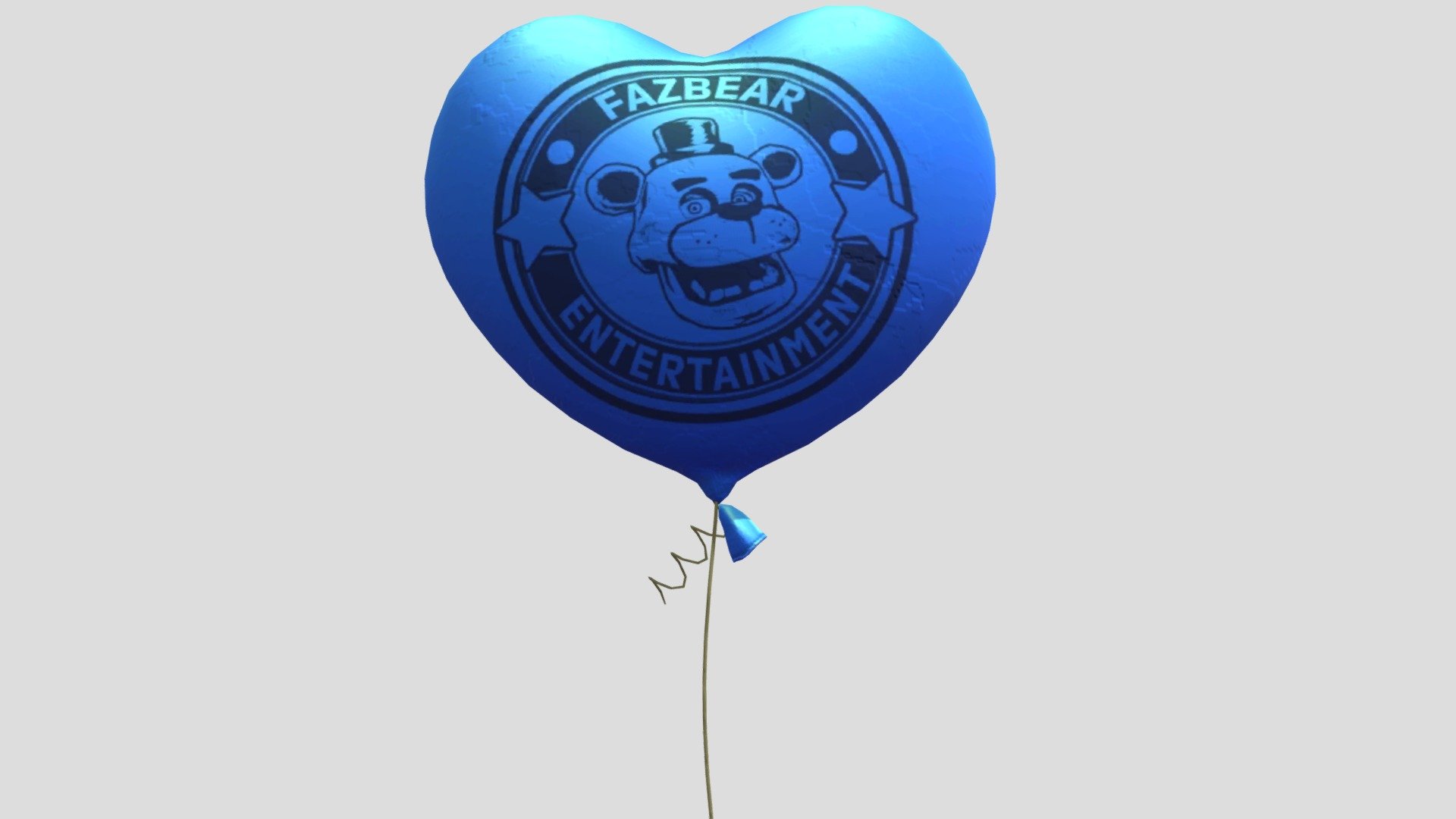 Blue Heart Balloon