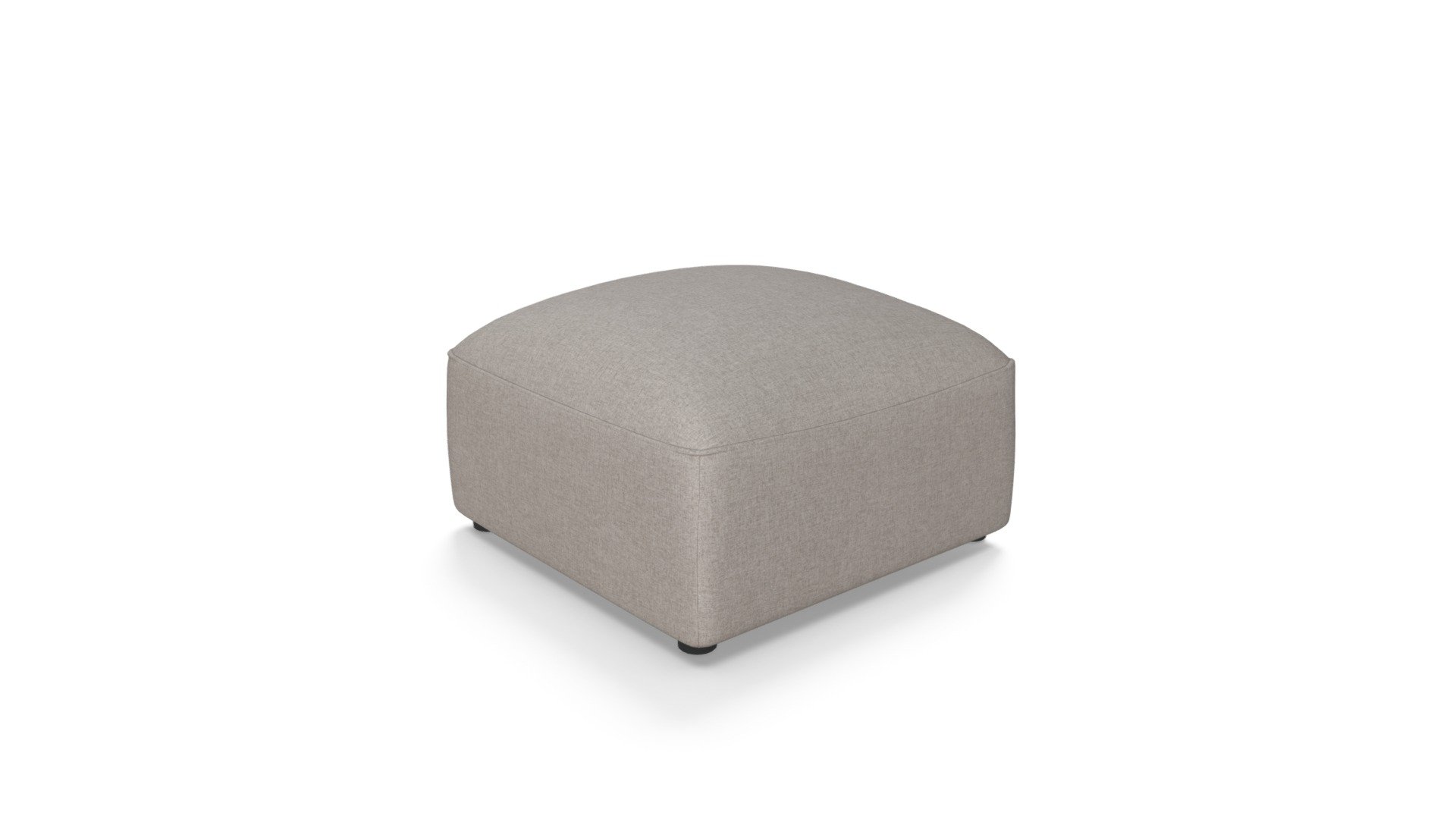 Juno Modular Ottoman, Manhattan Grey