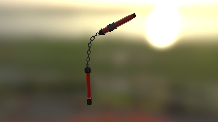 Hand Held Texture 3D Model