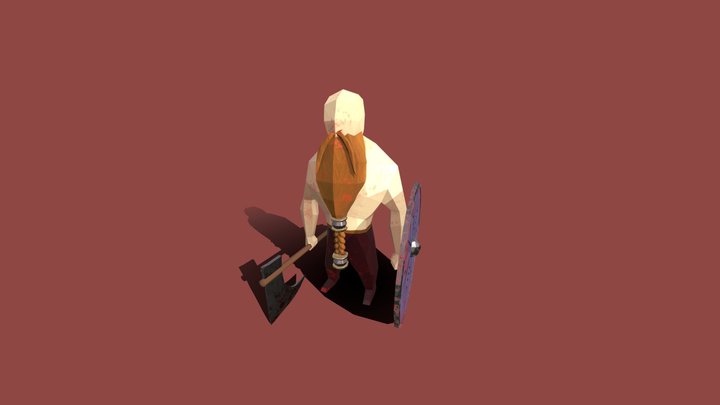 Bloody viking 3D Model
