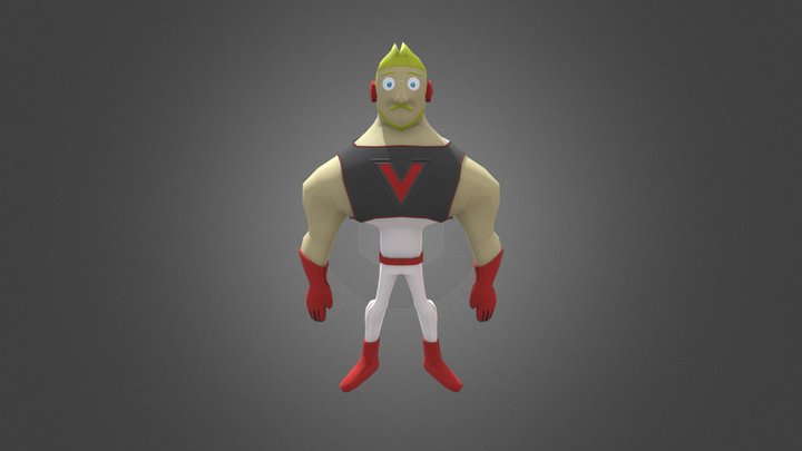 Low Poly Character 3D Model
