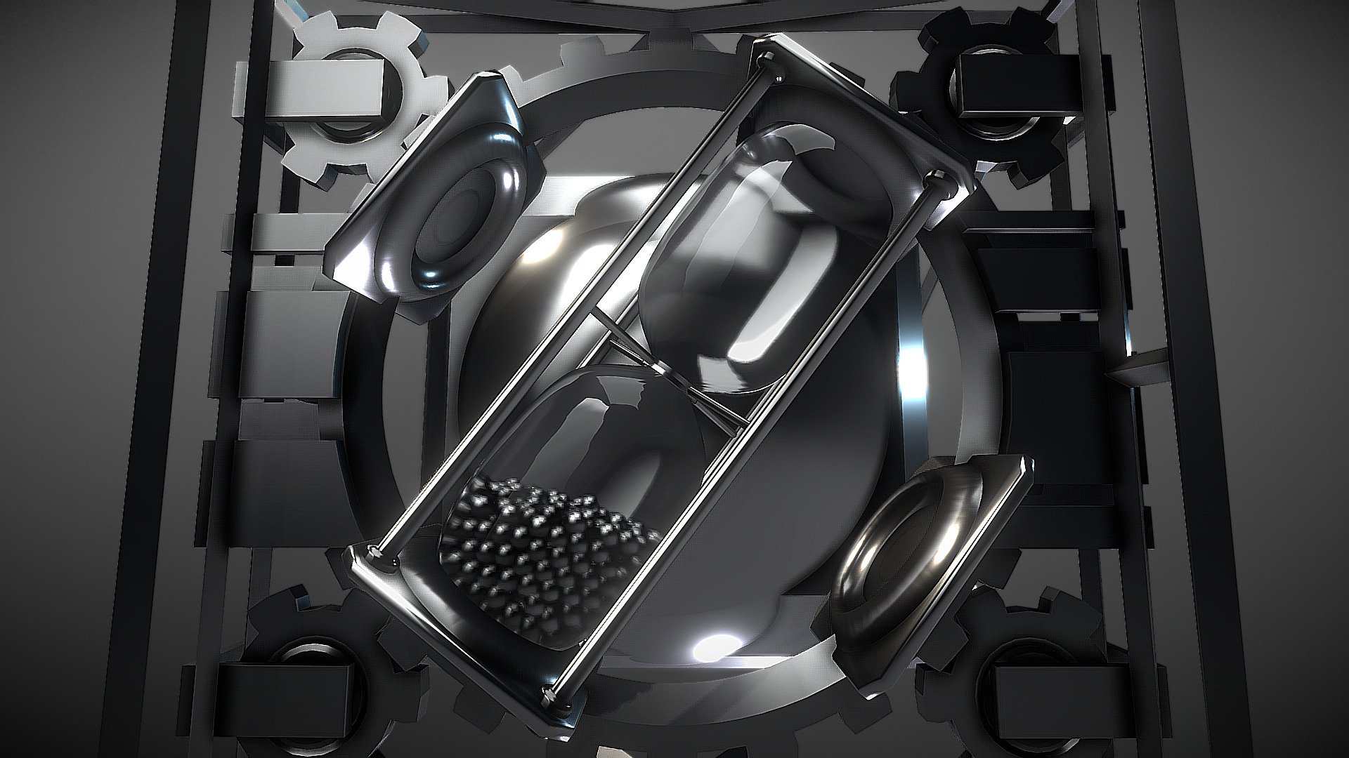 Hourglass Clockwork - Refraction Test 2 — Sketchfab embed 3D viewer