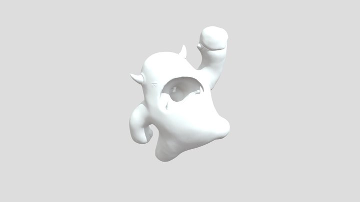 Melvin Sculpt Decimated 3D Model